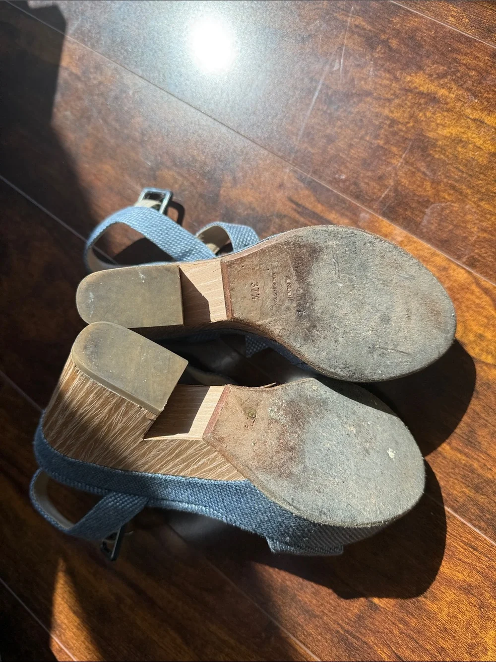 Chunky Platform Ankle-Strap wedge